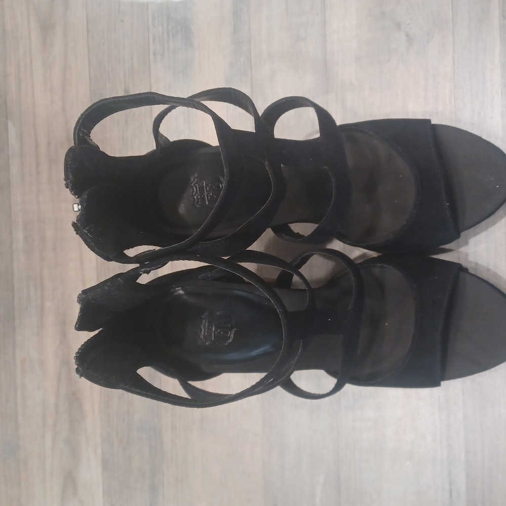 New Route 66 Women High heels Bootie Shoes Black Size 6